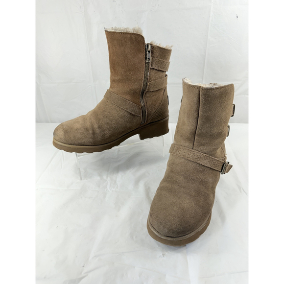 Bearpaw Lucy Women's Wedge Boots Hickory Size 8 - Picture 7 of 15